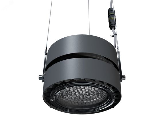 Светильник LED L-industry II 86 Вт 12470Лм диаграмма Г60 4,0K мультилинза металл подвесное крепление IP65 - INII86-34-514-17 LEDEL