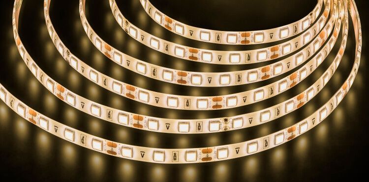 Лента светодиодная NLS-5050WW60-14,4-IP65-12V R5 14,4Вт 12В 2700К IP65 5м | 71427 Navigator 18212 NLS-5050