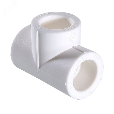 Тройник 63 мм полипропиленовый PPR белый - VTp.731.0.063 VALTEC PV7316300