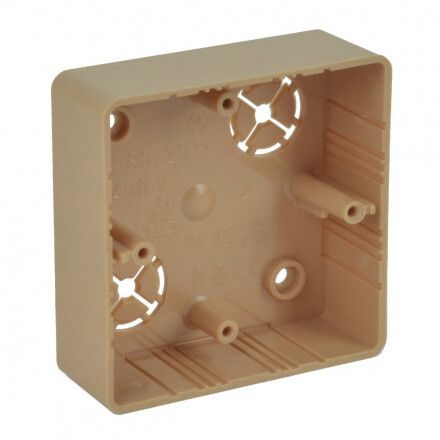 Коробка распределительная LK 80X28R / 1 (I1) 81х81х28 мм (Цвет Береза розовая) | 80X28R/1_I1 Kopos
