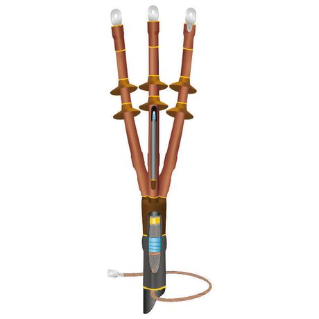 Муфта кабельная концевая наружн. установки 10кВ 10ПКНТпб-3х(70-120)/800мм без наконечн. Нева-Транс Комплект 22060011 Нева Транс