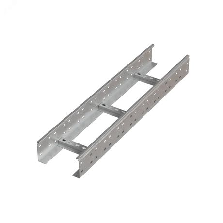 Лоток лестничный 100х400х1,5 L2500 мм INOX304 N - LL100-400-1.5-2500 КМ-Профиль LO35775