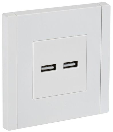 Розетка USB A+A 3.1А FORTE&PIANO FP249 бел. IEK FP-U21-D31-K01