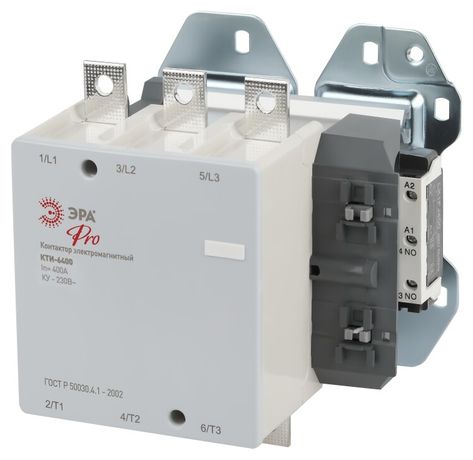 Контактор КТИ-6400 ЭРА PRO KKT60-400-230-10-E 400А 230В/АС3 | Б0054932