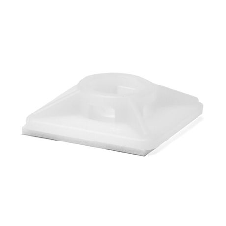 Монтажная база двойная самоклеящаяся (спец.акриловый состав), белая, 27x27 | 254733MV DKC ДКС