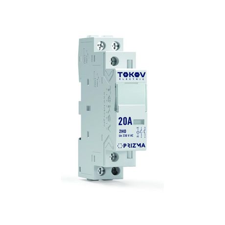 Контактор модульный 18мм 20А 230В АС 2НО PRIZMA TOKOV ELECTRIC TKE-PZ-MC-1-20-230-20 TOKOV ELECTRIC арт. TKE-PZ-MC-1-20-230-20