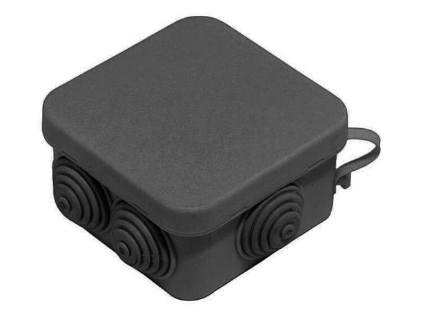 Коробка распределительная (черная) 70х70х40 IP 55 | КР2605-08 HEGEL