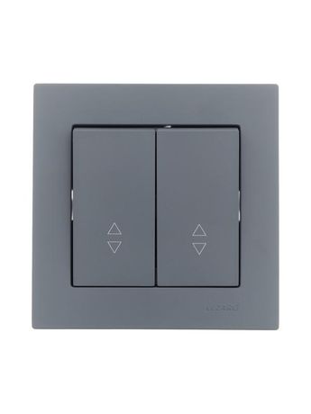 Переключатель проходной 2-кл. СП Vesna механизм графит LEZARD 742-3488-106