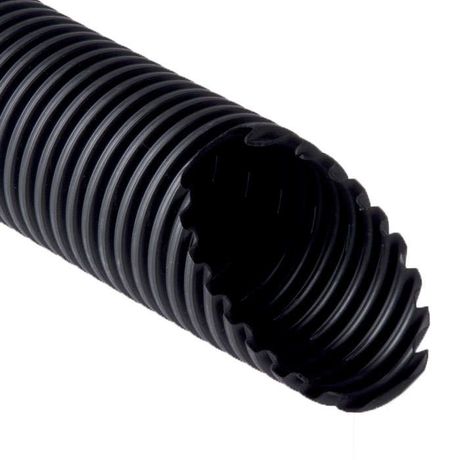 Труба гофрированная одностенная ПНД дренажная d125/110мм черн. (уп.50м) Ruvinil Т1-ДР0-125 TYCO
