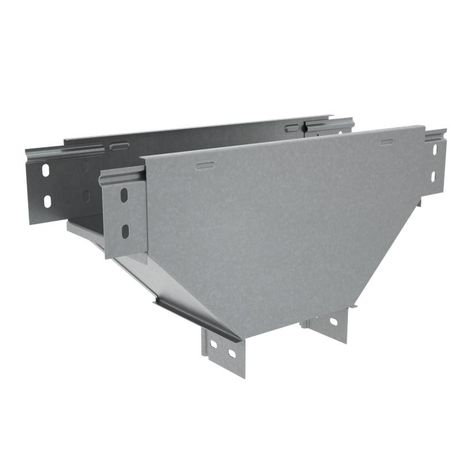 Отвод для лотка Т-образ. вертикал. вниз с разворотом трассы на 90град. 600х50 сталь 1мм "ПЛЮС" TDVplus90-50-600 КМ PL3624 КМ-Профиль