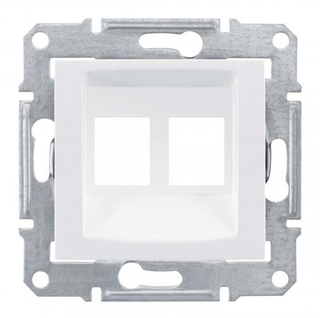 Адаптер Sedna для коннекторов АМР двойной бел. SchE SDN4400621 Schneider Electric