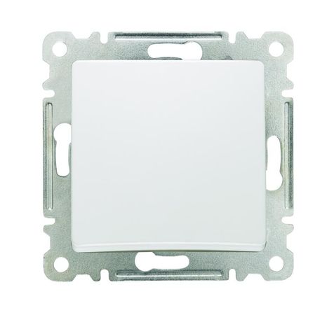 Переключатель проходной 1-кл. СП Lillium IP20 механизм бел. Makel 30001005