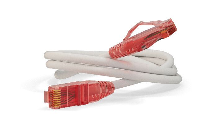 PC-LPM-UTP-RJ45-RJ45-C5e-0.3M-LSZH-WH Патч-корд U/UTP, Cat.5е (100% Fluke Component Tested), LSZH, 0.3 м, белый | 229924 Hyperline