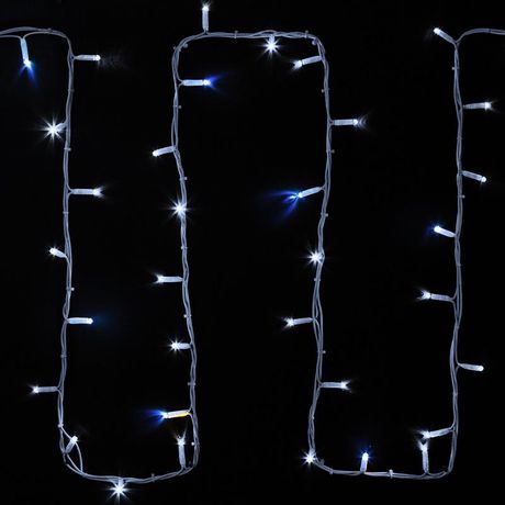 Гирлянда профессиональная модульная Дюраплей LED 20м 200 белый каучук , мерцающий Flashing (каждый 5-й диод), Белая - 315-185 NEON-NIGHT