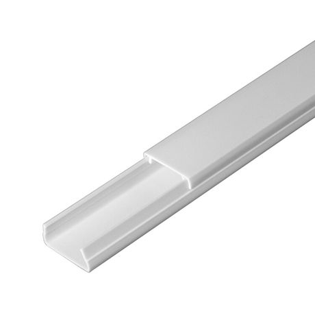 Кабель-канал серый RAL 7035 20х10 (180м/уп) 2-й замок в п/э | PR03.0071 ПРОМРУКАВ Строитель