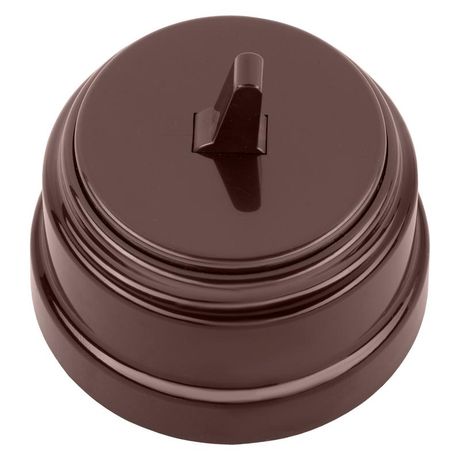 Выключатель 1-кл. тумблерный ОП РЕТРО 10А Bylectrica А110-2203 шоколад