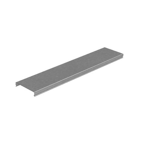 Крышка для лотка 100х1.0 L3000мм "ПЛЮС" HD85 КМ PL15885 КМ-Профиль