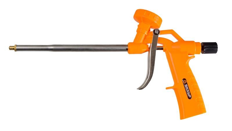 Пистолет для монтажной пены "СТАНДАРТ", пластмассовый корпус | 73/3/6/8 ВИХРЬ