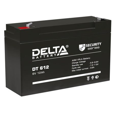 Аккумуляторная батарея ОПС серии DT 612 6В/12Ач | DELTA