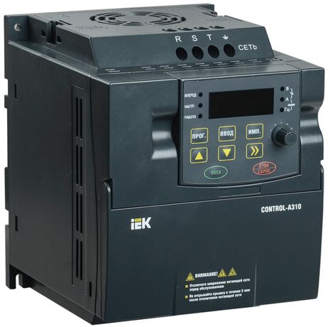 Преобразователь частоты CONTROL-A310 380В, 3Ф 1,5 kW 3,7A | CNT-A310D33V015TEZ IEK