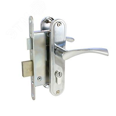 Замок врезной СТАНДАРТ Россия ЗВ4-7.04С хром с/руч - 7447 ПТК