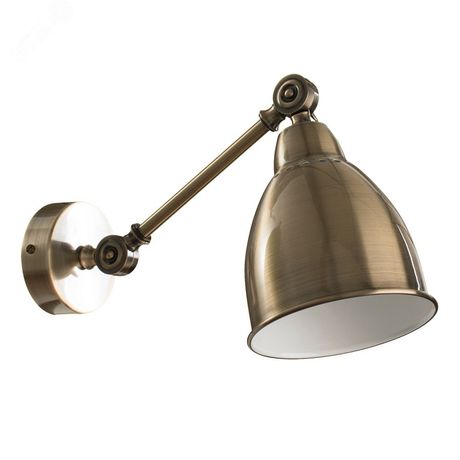 Бра BRACCIO E27 1х60Вт Металл Бронза - A2054AP-1AB Arte Lamp