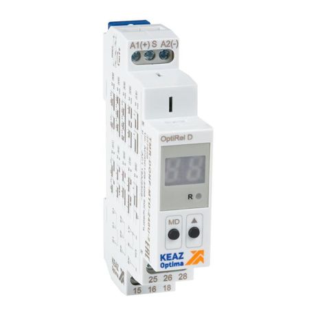 Реле времени OptiRel D TMR-DONF-MTD-240U-2 цифровое 16А 2СО 12-230АС/DC | 357856 КЭАЗ