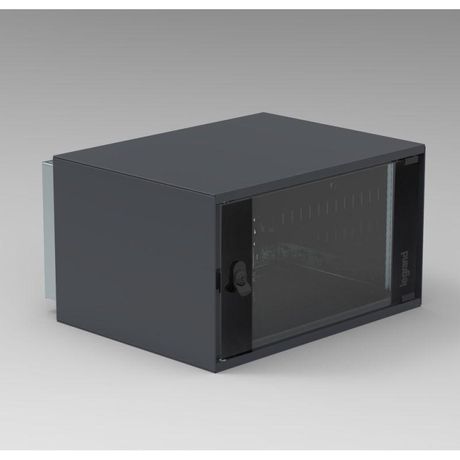 Настенный шкаф 19дюйм - 21U 600x625x1009 мм стеклянная дверь 446187 Legrand