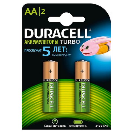 Аккумулятор (AA) HR6-2BL 2400mAh/2500mAh предзаряженный | Б0006109 81530923 Duracell