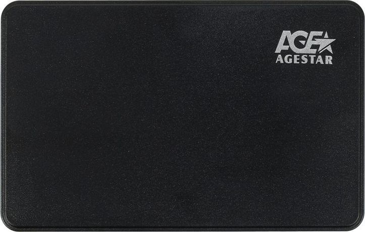 Корпус внеш. для HDD 3UB2P2 SATA III пластик черн. 2.5дюйм AGESTAR 1095879