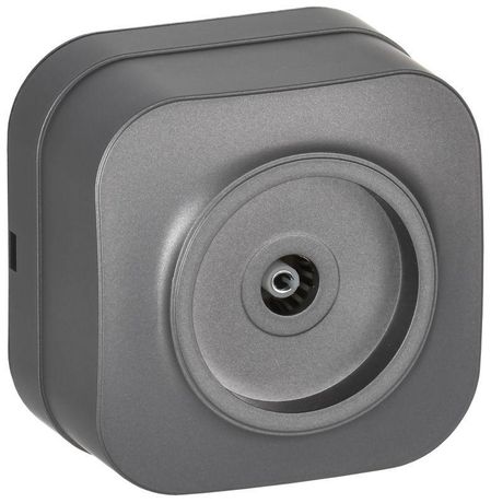 Розетка телевизионная TV 1-м ОП GLORY РТВ20-ХСм сталь матов. IEK EAH10-K46M