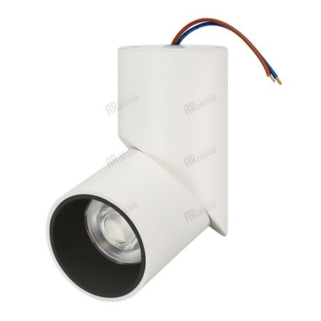 Светильник светодиодный SP-TWIST-SURFACE-R70-12W Warm3000 WH-BK 30 deg IP40 металл Arlight 024992(1)