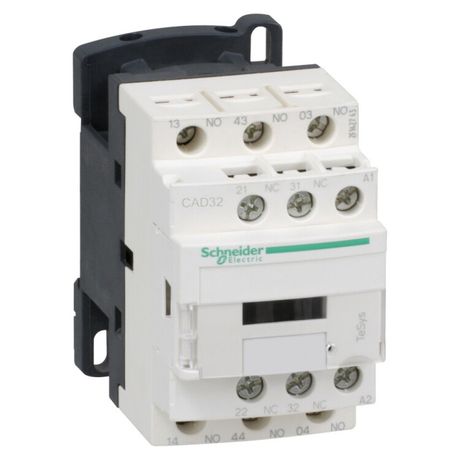 ПРОМЕЖУТОЧНОЕ РЕЛЕ 3НО+2НЗ, ЦЕПЬ УПРАВЛЕНИЯ 220В ПОСТОЯННОГО ТОКА | CAD32MD Schneider Electric