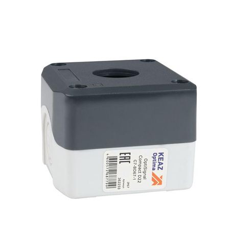 Корпус кнопочного поста OptiSignal Compact D22 C7-BD67-1 1 отв. IP67 XALD01 | 362233 КЭАЗ