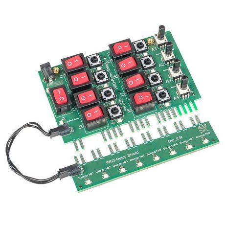 Плата отладочная для реле 24В 20 в/в с блоком питания PROxima | ILR-20-24D-test EKF