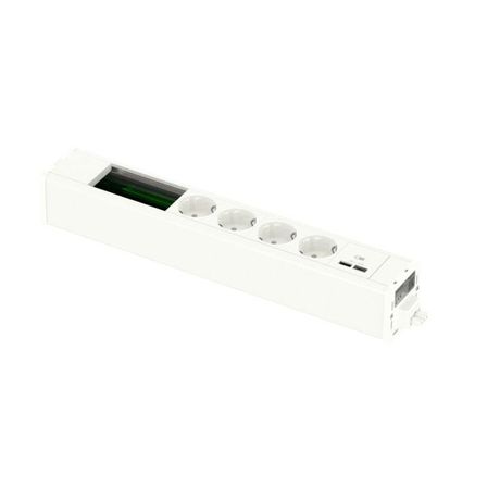 Блок Unica System+ 4хРозетка (2К+З) + 2хUSB A/C место (45х90) под VDI бел. SchE INS44256 Schneider Electric