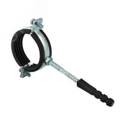 Кронштейн стальной с резиновым уплотнением 1/2' (21-24 мм) - EKR833004 VALTEC RUS.833