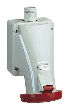 Розетка настенная 32А 380В 3P+E+N винт. клеммы IP67 SchE 83171 Schneider Electric