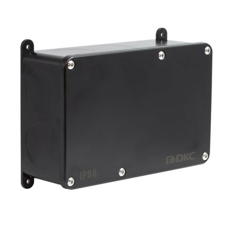 Коробка индустриальная 203х150х67 мм, IP68 с гладкими стенками, черная | P68M4017 DKC ДКС