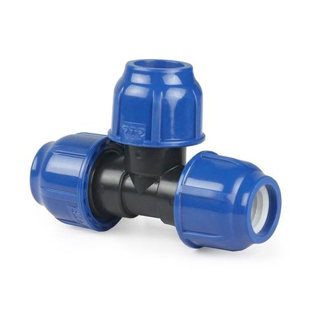 Тройник компрессионный PN16 d63 для ПЭ труб RTP 17091