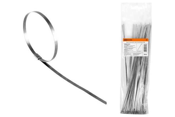 Хомут стальной ХС (304) 7,9х350 (50шт) | SQ0582-0018 TDM