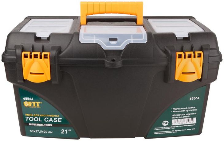 Ящик для инструмента пластиковый 21дюйм ( 530х275х290мм ) FIT 65564 РОС