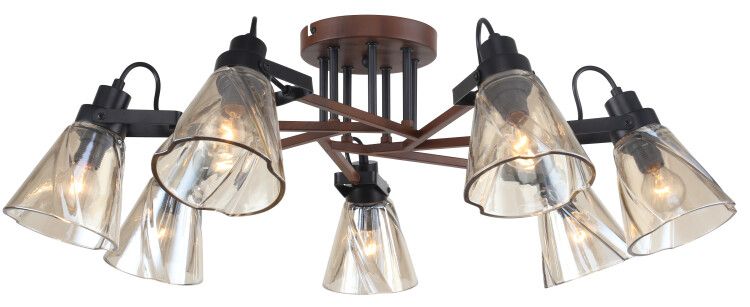 Люстра Clarissa 5098-307 7 х Е14 40 Вт лофт - кантри | Б0055508 Rivoli ЭРА