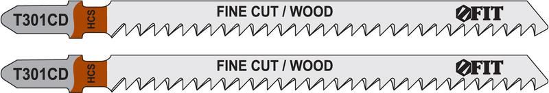 Полотно по дереву HCS шлифованные под свободным углом зубья 116/91/3мм (T301CD) (уп.2шт) FIT 40951 РОС