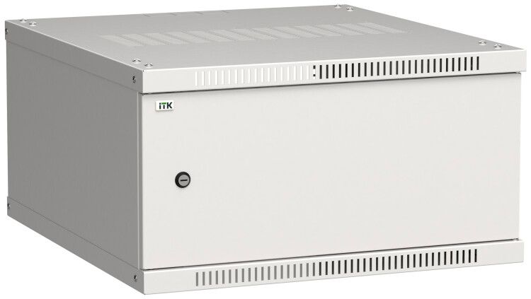 Шкаф LINEA WE 6U 600x650мм дверь металл серый | LWE3-06U67-MF ITK IEK