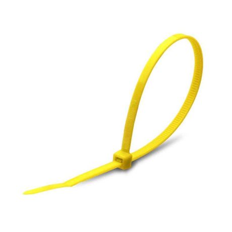 Стяжка нейлоновая КСС 5*400 (желт) (100шт) | 90329 Fortisflex КВТ