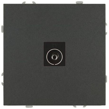 Розетка TV 1-м СП 16А IP20 250В Galaxy графит MC Б0070725 MC арт. Б0070725