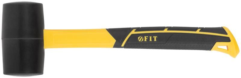 Киянка резиновая, фиберглассовая ручка 50 мм ( 340 гр ) - 45512 РОС