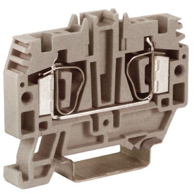 Клемма пруж. HMM.4GR 4кв.мм сер. DKC ZHM250GR (ДКС)