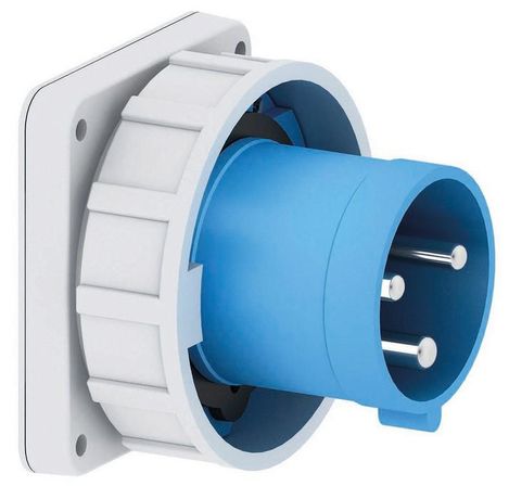 Вилка встраиваемая 63A 3р(2P+PE) 6h 230V IP67 фланец 110х106 2835 I 2835-Bals Bals